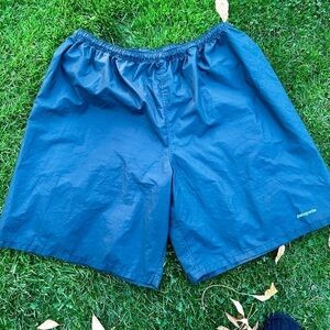 Patagonia Baggie Black Shorts with Hidden Tie | Size XL